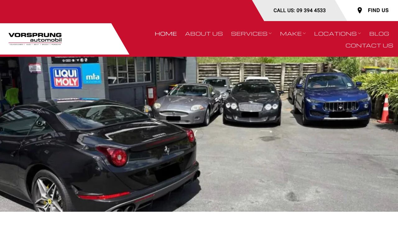 Preview of Vorsprung Automobil's website