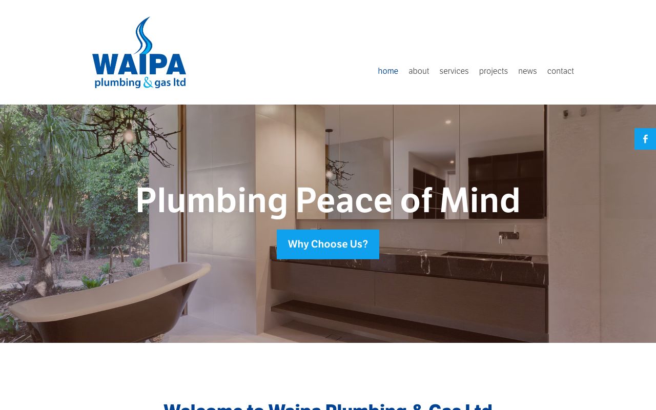Preview of Waipa Plumbing & Gas's website