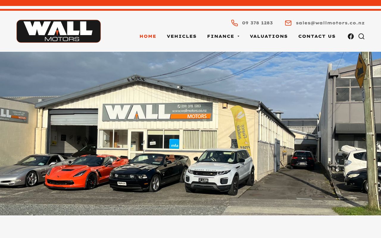 Preview of Wall Motors's website