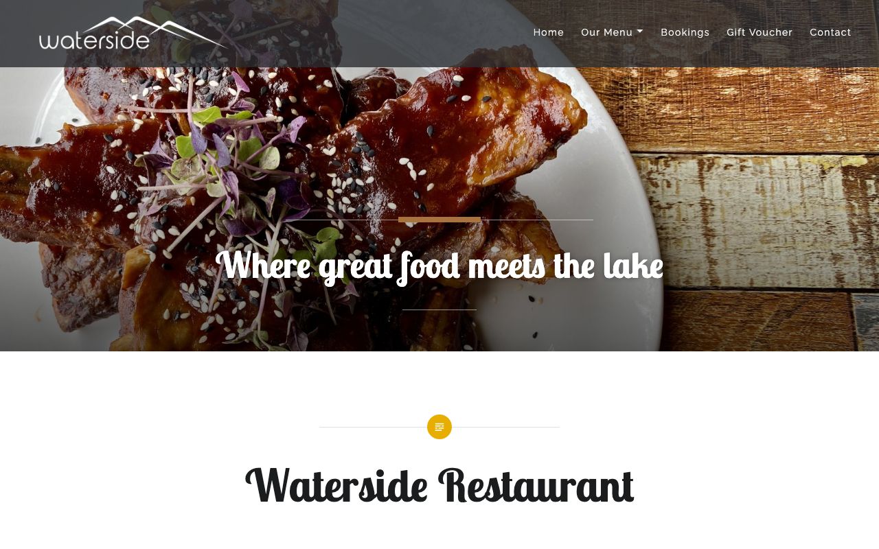 Preview of Waterside Restaurant & Bar's website