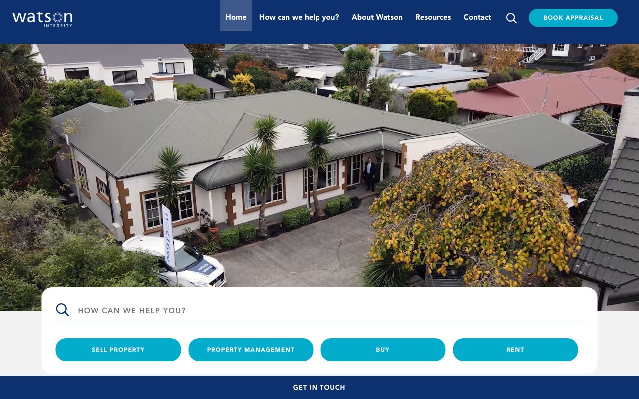 Preview of Watson Integrity Real Estate's website