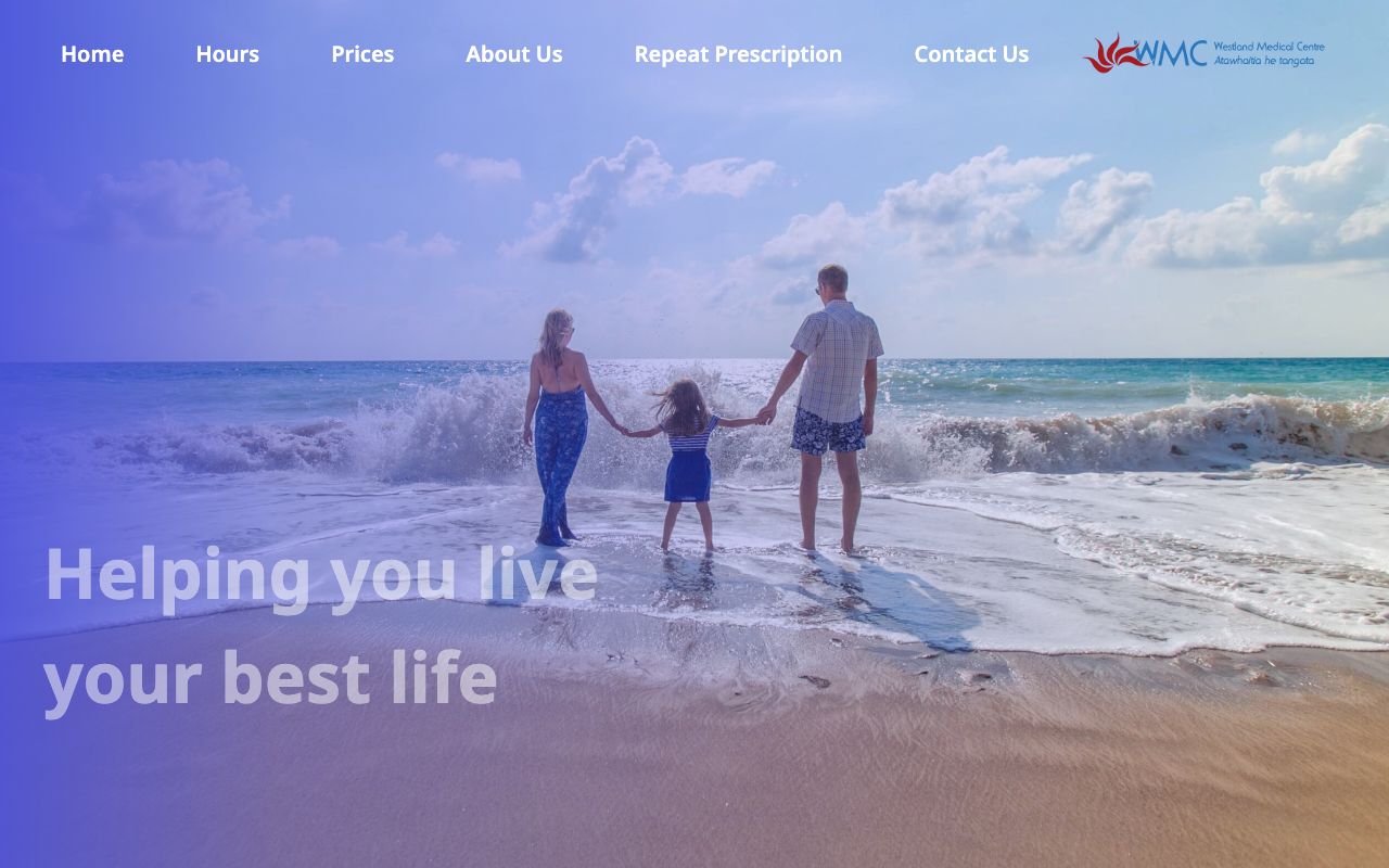 Preview of Westland Medical Centre's website