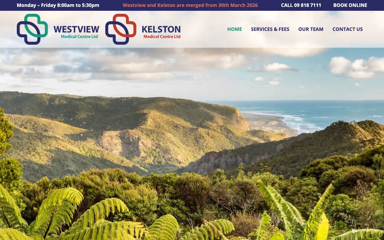 Preview of Westview Medical Centre's website