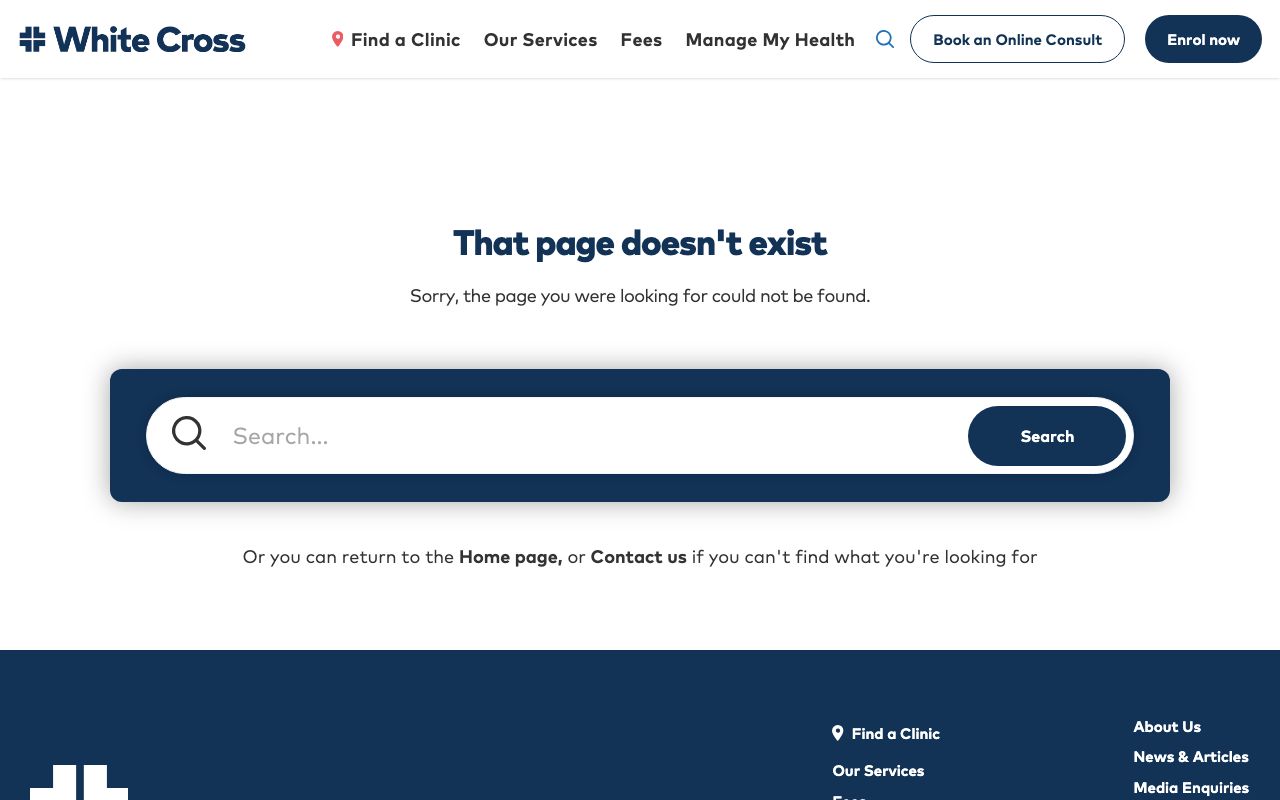 Preview of White Cross St Lukes's website
