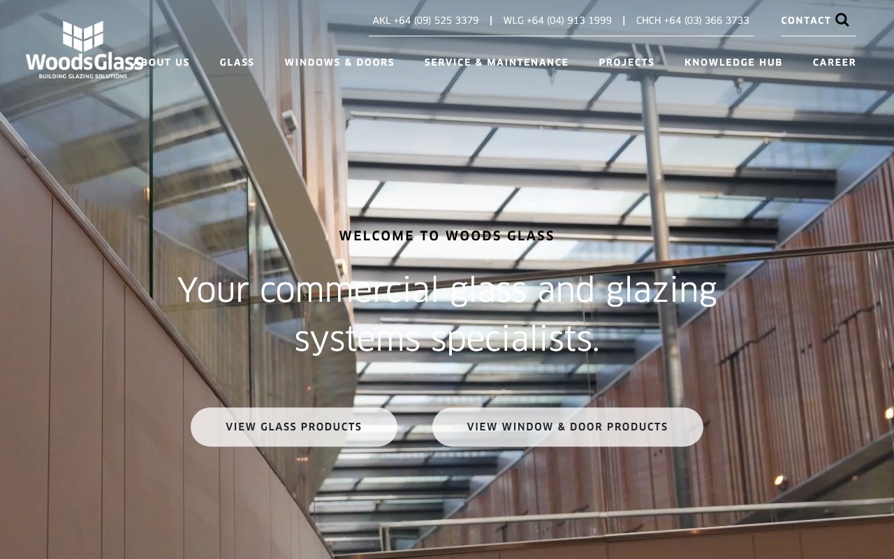 Preview of Woodsglass's website