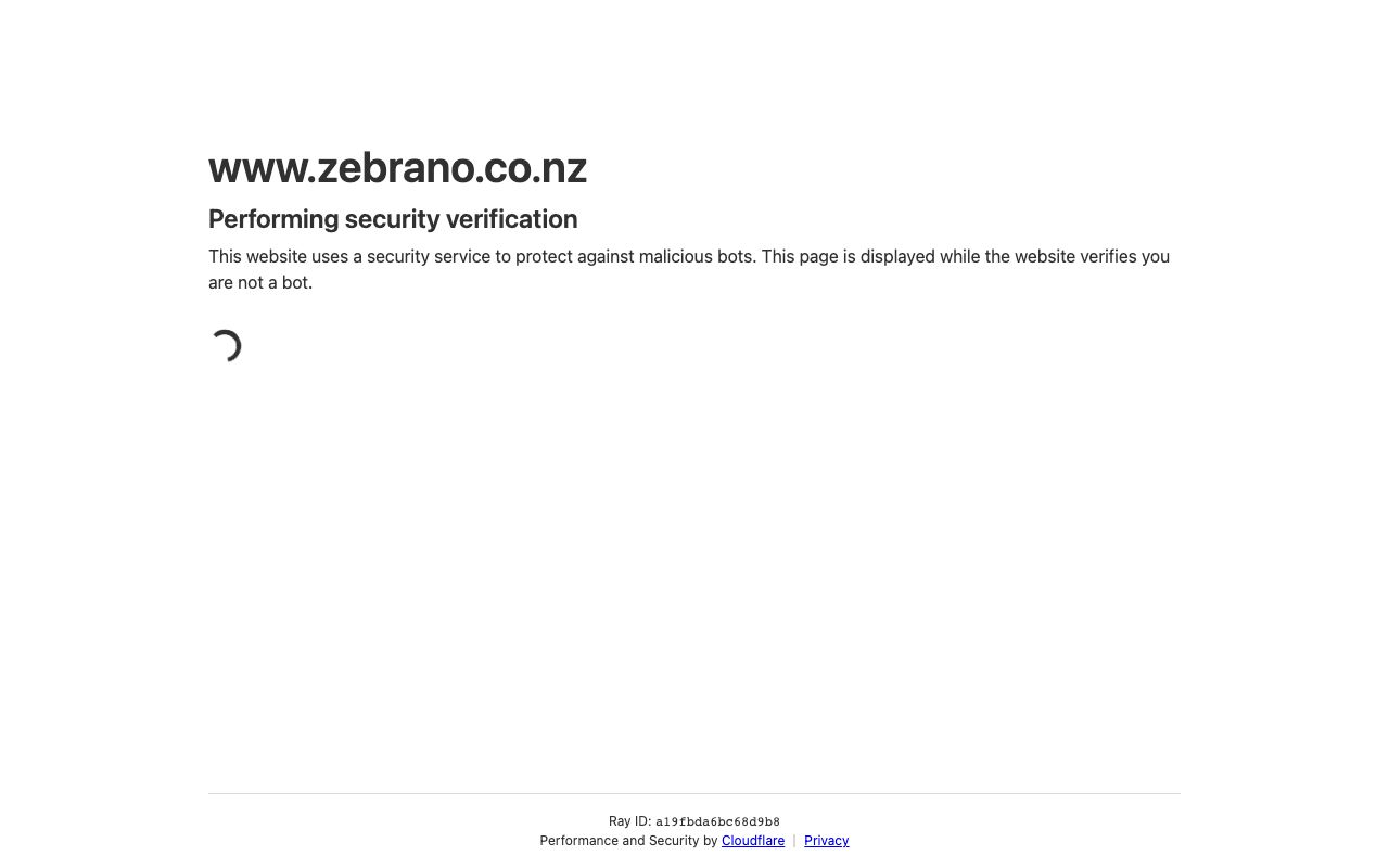 Preview of Zebrano's website